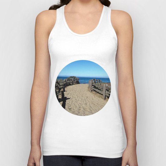 Footprints to the Beach Unisex Tank Top