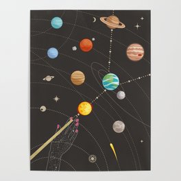 Space Pool Poster