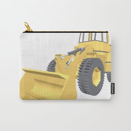 Bulldozer 3D projection vector. Carry-All Pouch