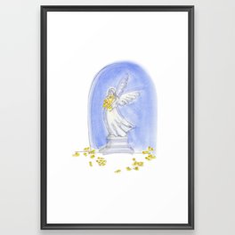 Blue Angel Framed Art Print