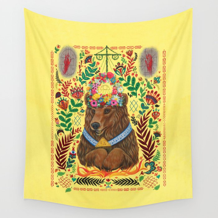 Midsommar Wall Tapestry