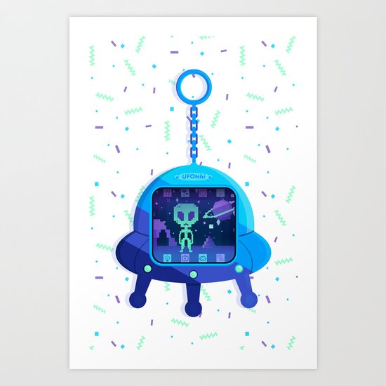 UFOtchi Art Print
