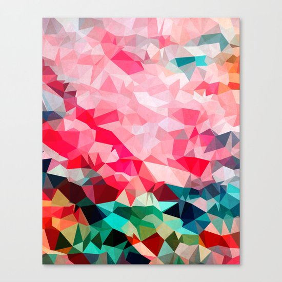 Polygon Pattern II Canvas Print