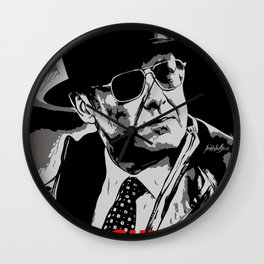Red Reddington Fan art Poster Wall Clock | Agent, Raymond, Jamesspader, Fbi, Graphicdesign, Theblacklist, Crime, Blacklist, Elizabethkeen, Raymondreddington 