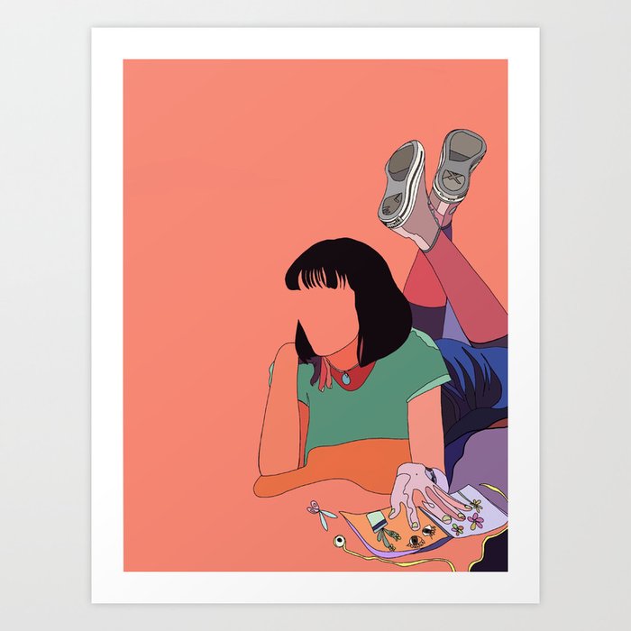 Vsco best sale girl paintings