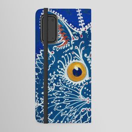 Louis Wain - A cat in "gothic" style. Gouache Android Wallet Case