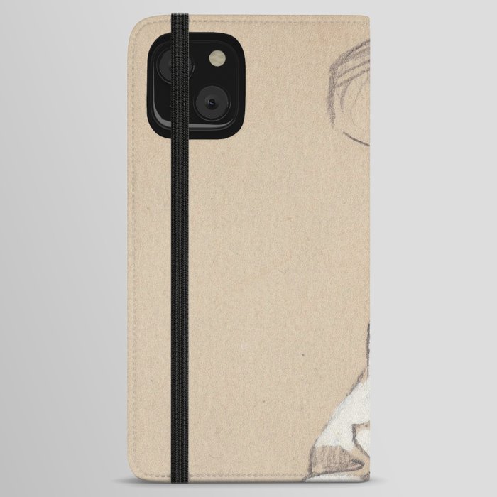 Sitting Cowboy iPhone Wallet Case