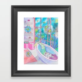 Bath (Mermay 2019) Framed Art Print