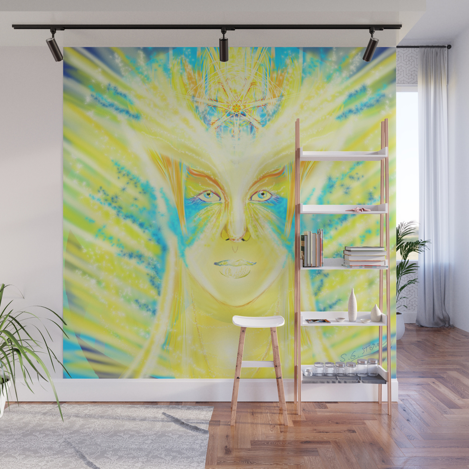 Archangel Michael Wall Mural By Faedou Society6