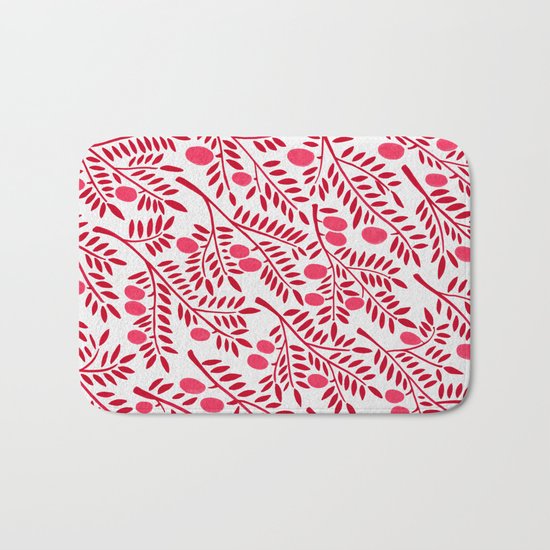 Olive Branches – Fiery Palette Bath Mat
