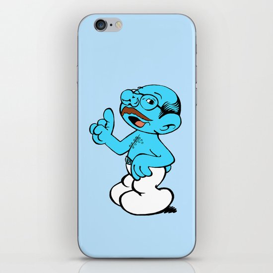 Tobias Smurf iPhone & iPod Skin