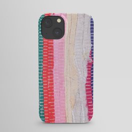 Ethnic stitch textile in multiple colours. iPhone Case