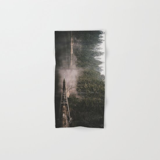 In the Fog - Landscape Photography Hand & Bath Towel