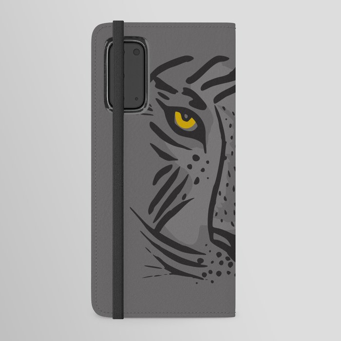 Look into the tiger eyes Android Wallet Case