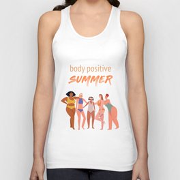 Body Positive Summer Girls Unisex Tank Top