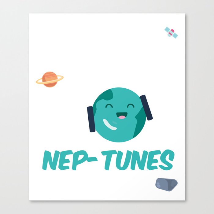 Neptune Astronomy Space Hobbie Shirt Canvas Print