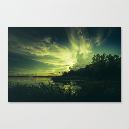 French kissing Canvas Print
