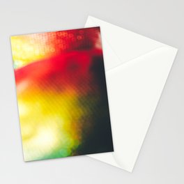 Blurry rainbow Stationery Card