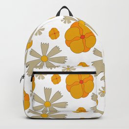 Retro 60s seamless color pattern Backpack | Vector, Background, Seamlesspattern, Illustrator, 60S, Color, Mood, Pattern, Colourpalette, Graphicdesign 
