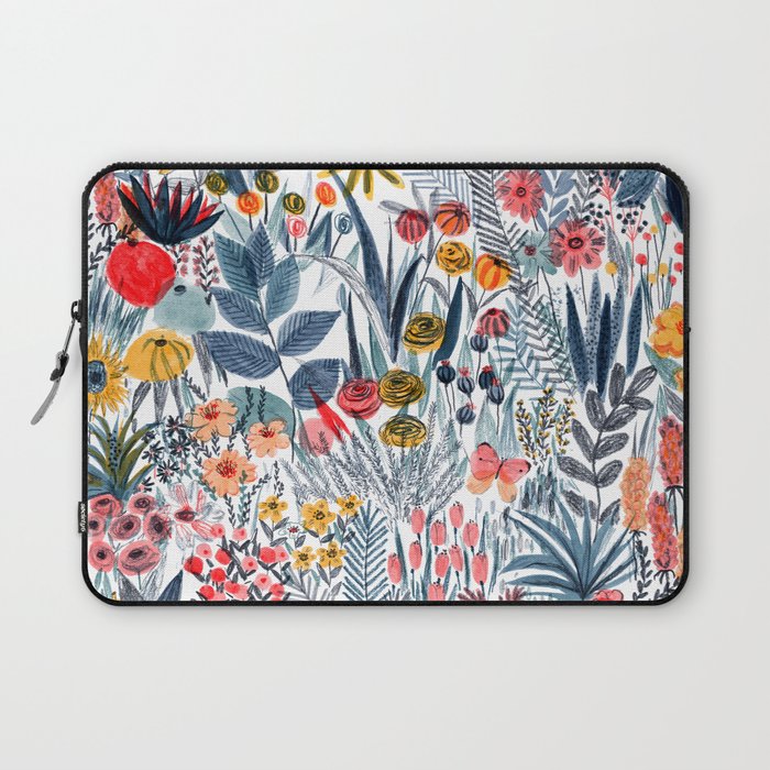 Flowers Laptop Sleeve by Mouni Feddag | Society6