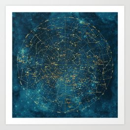 Under Constellations Art Print