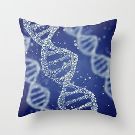 DNA Throw Pillow