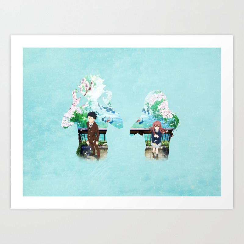 Koe No Katachi A Silent Voice Art Print By Mackubex Society6 Koe No Katachi A Silent Voice Art Print By Mackubex Society6