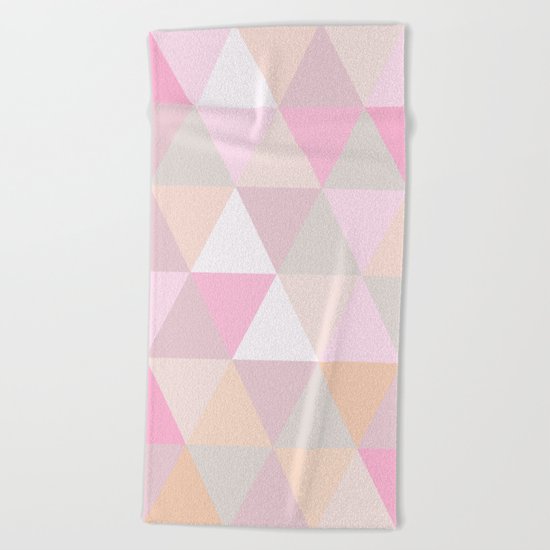 CANDY TRIANGLE Beach Towel