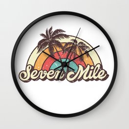 Seven Mile beach city Wall Clock