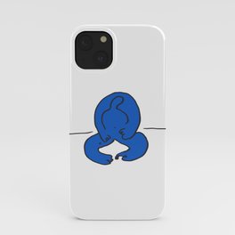 Blue inner self iPhone Case