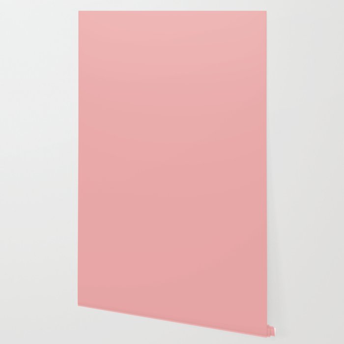 Classic Lush Blush Pink Solid Satin Color Wallpaper By Honorandobey Society6