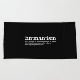Humanism Beach Towel