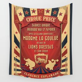 CIRQUE PRICE ROUGE Wall Tapestry