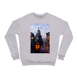 Victorian Steampunk City Crewneck Sweatshirt