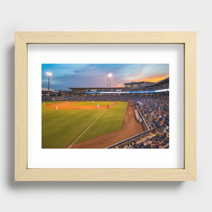 Tulsa Drillers Stadium Sunset Oneok Stadium Tulsa Oklahoma Recessed