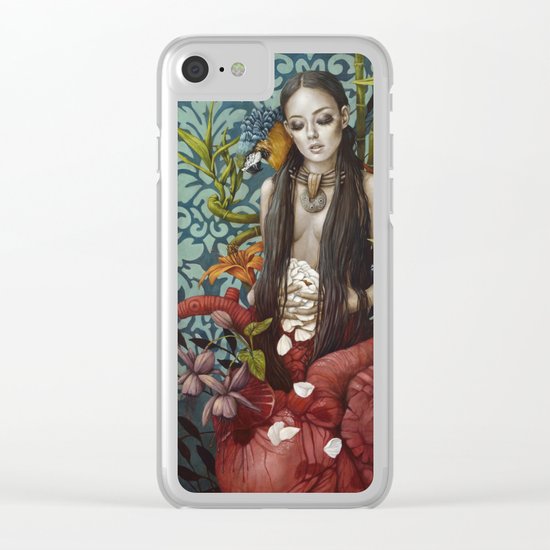 Recueillement Clear iPhone Case