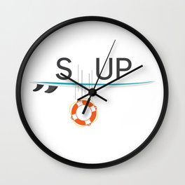 Anyone can change – SUP passion Wall Clock