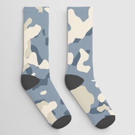 Blue Camouflage Socks