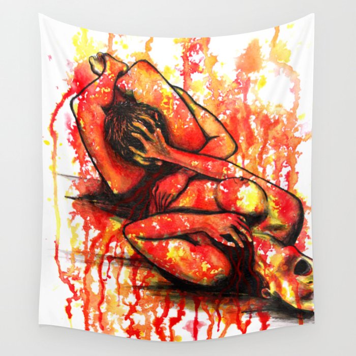 Fight For Your Rights Erotic Art Sex Sexual Nude Figurative Wall Tapestry By Nymphainna Society6
