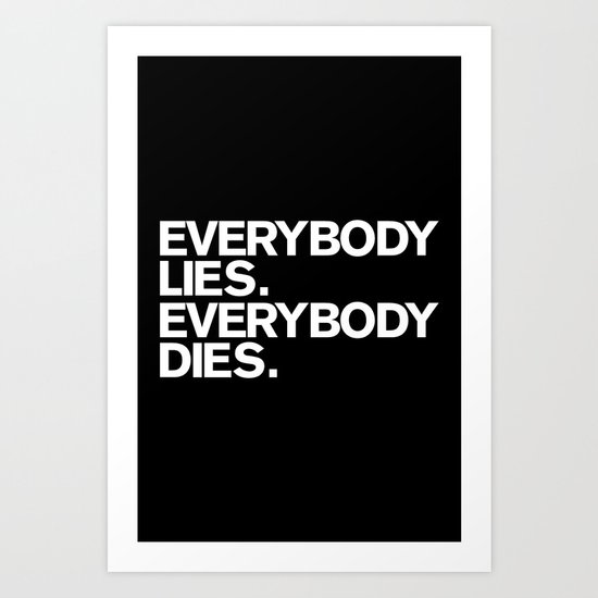 STRAIGHT Art Print