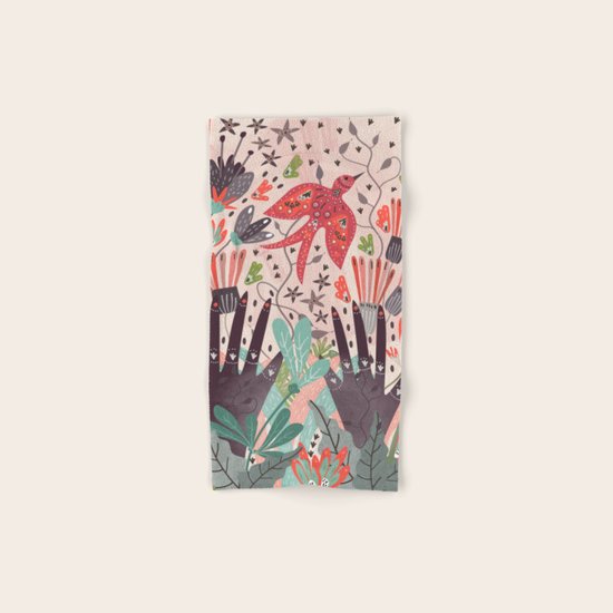 Spring Bird Hand & Bath Towel