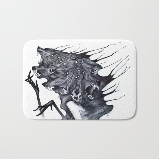 A Forest's Darkness Bath Mat