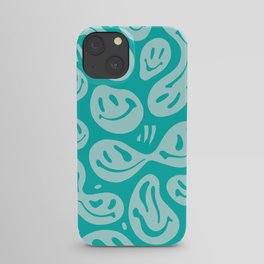 Eggshell Blue Melted Happiness iPhone Case