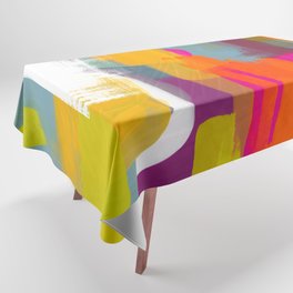 color study abstract art 2 Tablecloth