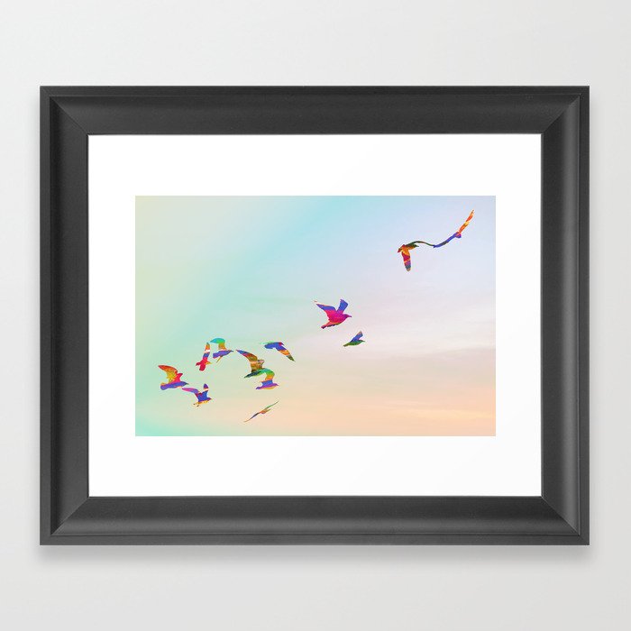 Freedom in Flight Framed Art Print