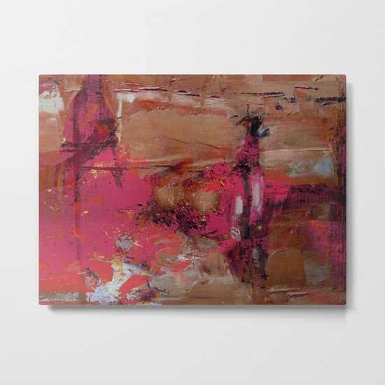 Mud Wall Metal Print
