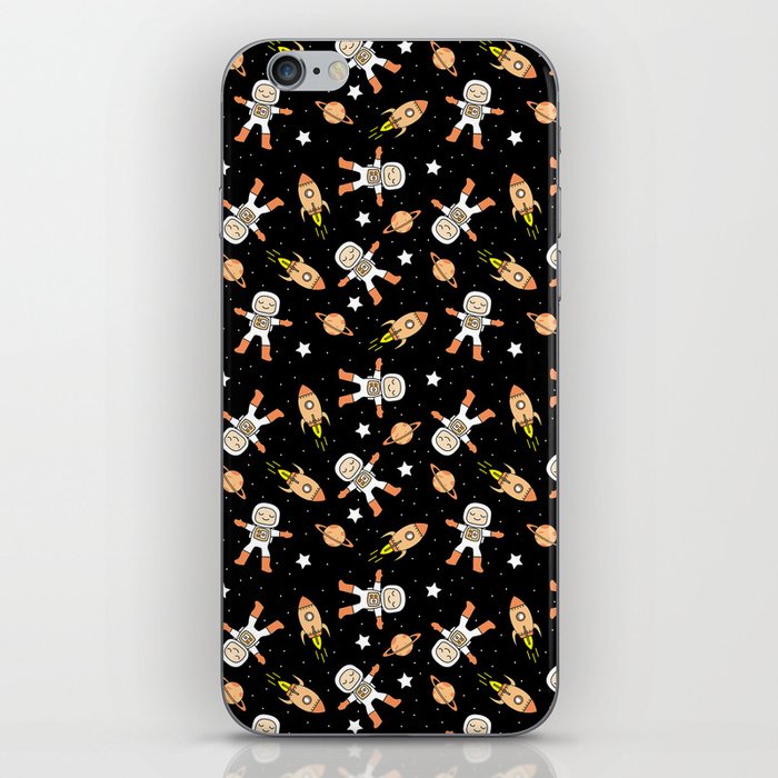 Cute Astronaut - Space Rockets Planets  iPhone Skin