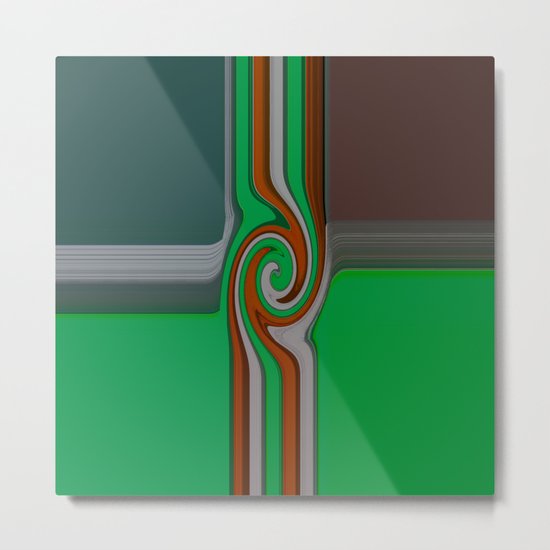 The knot hole Metal Print