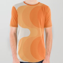 Echoes - Creamsicle All Over Graphic Tee