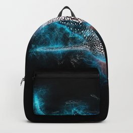 Whale Shark smoky layers colorful print Backpack